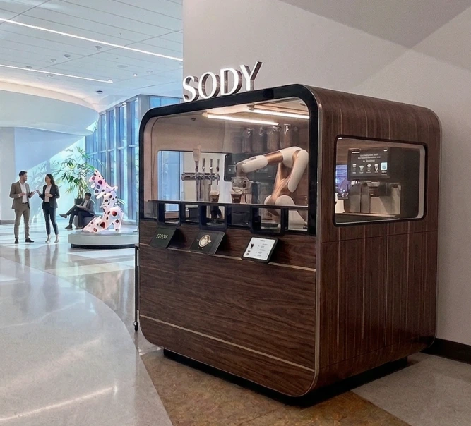 Kiosque robotique